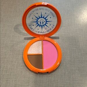 Vibrant Pink and Brown Makeup Palette